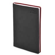 Határidőnapló TOPTIMER Madeira M011 B/5 heti fehér lapos fekete-bordó 2026.