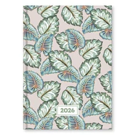 Határidőnapló VECTRALINE Color flexi leaves A/5 napi fehér lapos 2026.