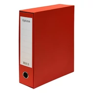 Iratrendező tokos OPTIMA A/4 80 mm piros