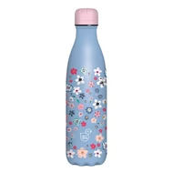 Kulacs duplafalú ARS UNA fém 500 ml Pearl Blossom Blue