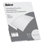 Lamináló fólia IBICO A/3 303x426mm 100 mikron fényes 100/dob
