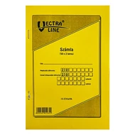 Nyomtatvány számla VECTRALINE A/5 álló 50x3 lapos 1 áfás