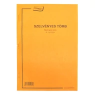 Nyomtatvány szelvényes tömb A/4