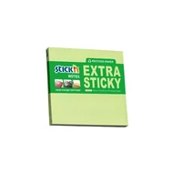 Öntapadós jegyzettömb STICK`N extra erős 76x76mm újrahasznosított pasztell zöld 90 lap
