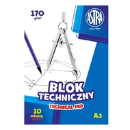 Rajztömb műszaki ASTRA PAP A/3 170 g 10 lapos