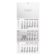 Speditőr naptár TOPTIMER T072 1 tömbös 3 havi üres fejrész 2026.