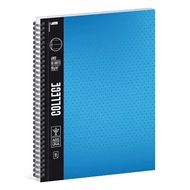 Spirálfüzet vonalas ARS UNA College A/4 80 lapos kék