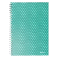 Spirálfüzet kockás ESSELTE A/5 80 lapos Colour Breeze zöld