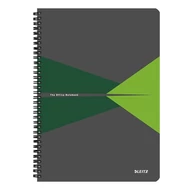 Spirálfüzet vonalas LEITZ Office A/5 90 lapos PP borítóval zöld Spirálfüzet vonalas LEITZ Office A/5 90 lapos PP borítóval zöld