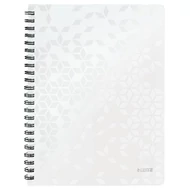 Spirálfüzet vonalas LEITZ Wow A/4 80 lapos fehér Spirálfüzet vonalas LEITZ Wow A/4 80 lapos fehér