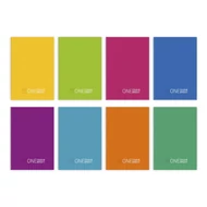 Spirálfüzet kockás One Colour Bright A/4 70 lapos vegyes színek