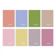 Spirálfüzet kockás One Colour Pastel A/4 70 lapos vegyes színek