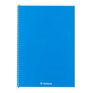 Spirálfüzet vonalas FORTUNA Monocolor A/5 70 lapos sötétkék