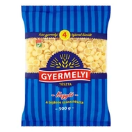Száraztészta kagyló GYERMELYI 4 tojásos 500 g Száraztészta kagyló GYERMELYI 4 tojásos 500 g