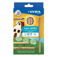 Színes ceruza LYRA Super ferby natúr 12 darabos