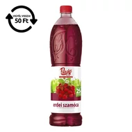 Szörp PÖLÖSKEI Syrup Erdei szamóca cukorral és édesítőszerrel 25% gyümölcstartalommal 1L DRS