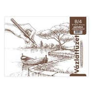 Vázlatfüzet spirálozott VECTRALINE B/4 170 g 32 lapos famentes