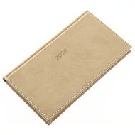 Zsebnaptár REALSYSTEM Bolero fekvő sárga lapos drapp 2026.