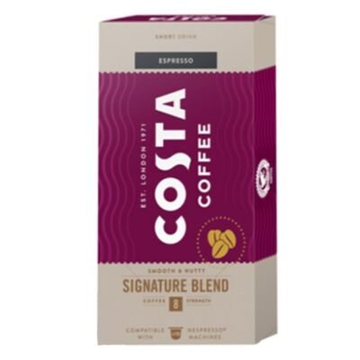 Kávékapszula COSTA Nespresso Signature Blend Espresso 10 kapszula/doboz