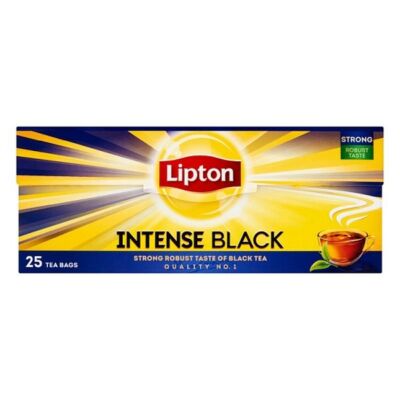 Fekete tea LIPTON Intense Black 25x1,5g
