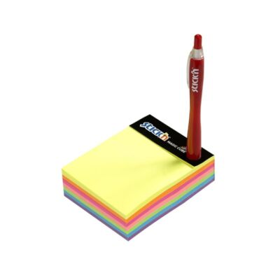 Öntapadó jegyzettömb STICK`N Magic Cube 101x76mm 7 színű neon mix 280 lap
