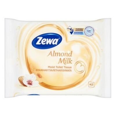 Nedves toalettpapír ZEWA 42db-os Almond Milk