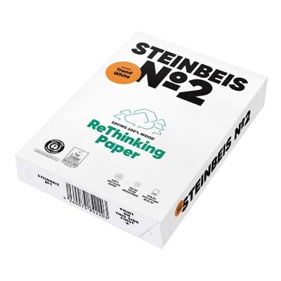 Fénymásolópapír STEINBEIS TrendWhite ISO 80-s A/4 újrahasznosított 80 gr 500 ív/csomag