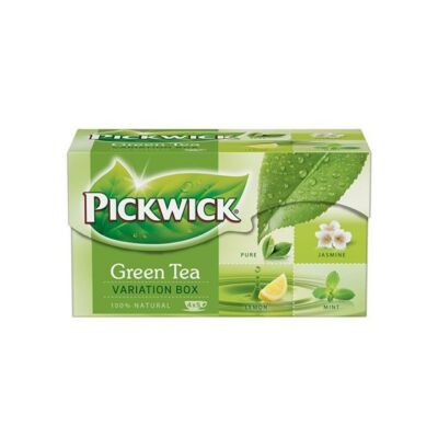 Zöld tea PICKWICK variációk jázmin-citrom-menta zöld tea