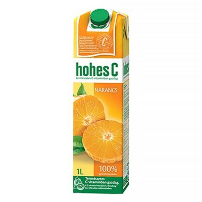 Gyümölcslé HOHES C Classic narancs 100%-os 1L