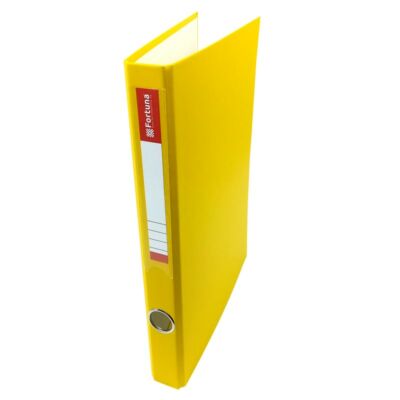 Gyűrűskönyv FORTUNA A/4 35mm 2 gyűrű sárga