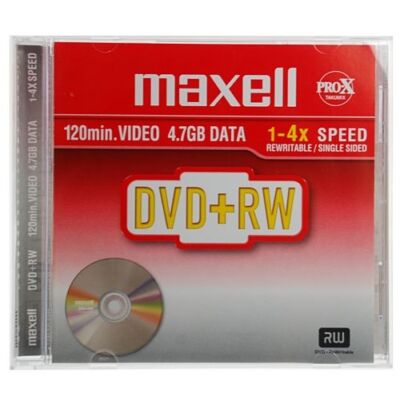 ÚJRAÍRHATÓ DVD+RW MAXELL 4,7GB 1-4X