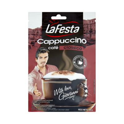 Kávé instant LA FESTA Cafe Classico cappuccino 100g