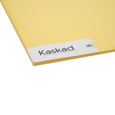 Dekorációs karton KASKAD 45x64 cm 2 oldalas 225 gr citromsárga 57 100 ív/csomag