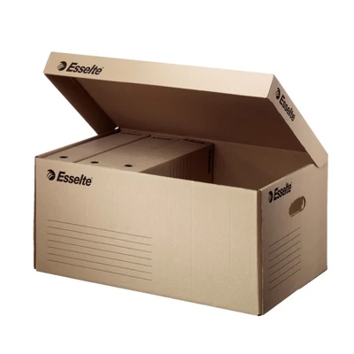 Archiváló konténer dobozoknak ESSELTE Eco 439x242x345 mm felfelé nyíló tetővel barna Archiváló konténer dobozoknak ESSELTE Eco 439x242x345 mm felfelé nyíló tetővel barna