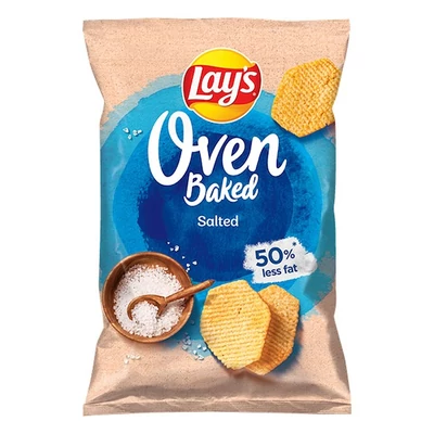 Burgonyachips LAY`S Oven Baked sós 55 g
