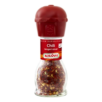 Fűszermalom KOTÁNYI Chili tengeri sóval 35 g