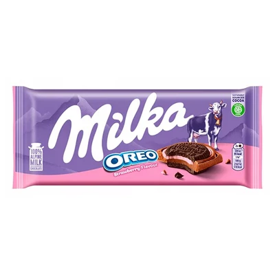 Csokoládé MILKA Oreo Epres 92 g