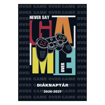 Diák zsebkönyv TOPTIMER papírborító B/6 heti 120x170mm Gamer 2026-2027
