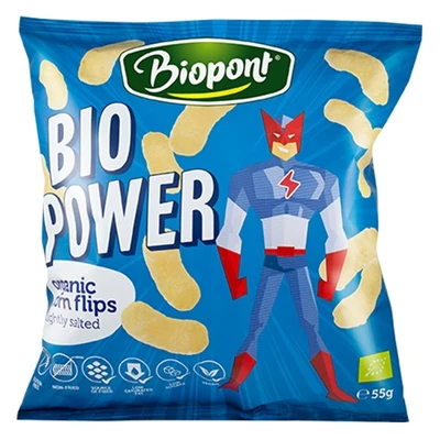 Extrudált kukorica BIOPONT sós 55 g Extrudált kukorica BIOPONT sós 55 g