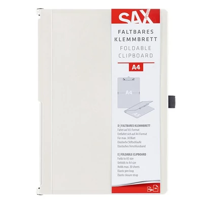 Felírótábla SAX összehajtható A/4-A/5 fehér