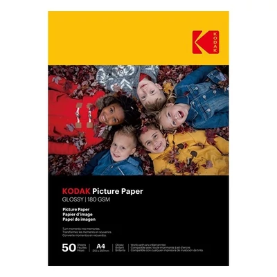 Fotópapír KODAK Picture High Gloss A/4 180 g 50 íves