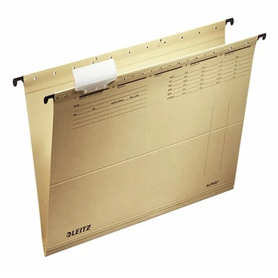 Függőmappa LEITZ Alpha Standard A/4 karton natúr 25 darabos