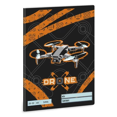Füzet sima ARS UNA A/5 32 lapos 20-32 Drone X