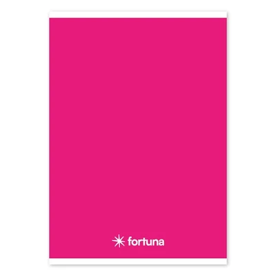 Füzet vonalas FORTUNA Monocolor A/5 32 lapos magenta