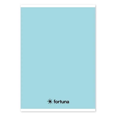 Füzet vonalas FORTUNA Monocolor A/5 32 lapos pasztell kék