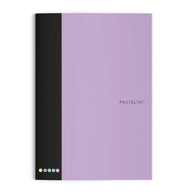 Füzet vonalas PASTELINI 444 A/4 40 lapos extra kapcsos lila