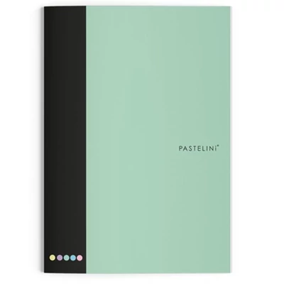 Füzet vonalas PASTELINI 444 A/4 40 lapos extra kapcsos zöld