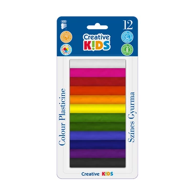 Gyurma ICO Creative Kids színes 165 g 12 darabos