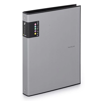 Gyűrűskönyv PASTELINI A/4 4 gyűrű PP 40 mm szürke