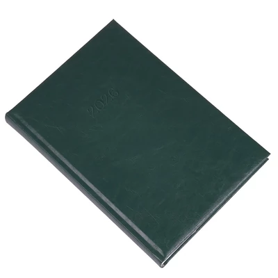 Határidőnapló REALSYSTEM Standard B/5 napi fehér lapos zöld 2026.